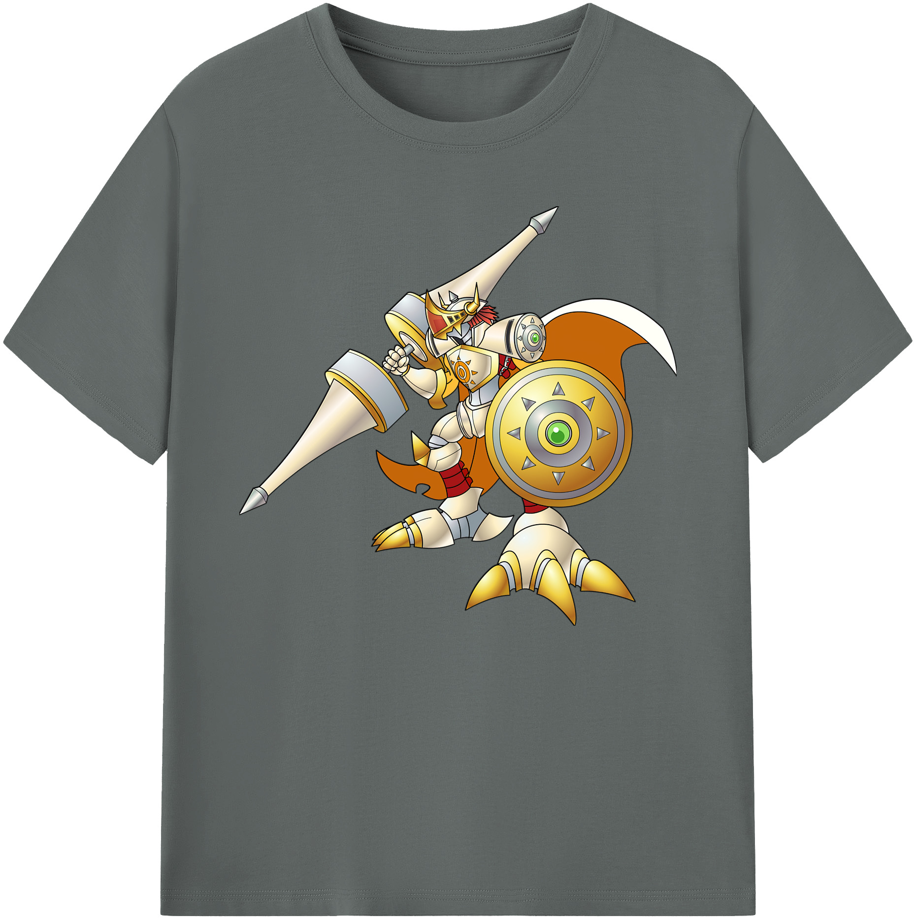 （画像用） Digimon デジタルモンスター/デジモン 綿100％ メンズ半袖Tシャツ｜肌触りやわらか＆通気性